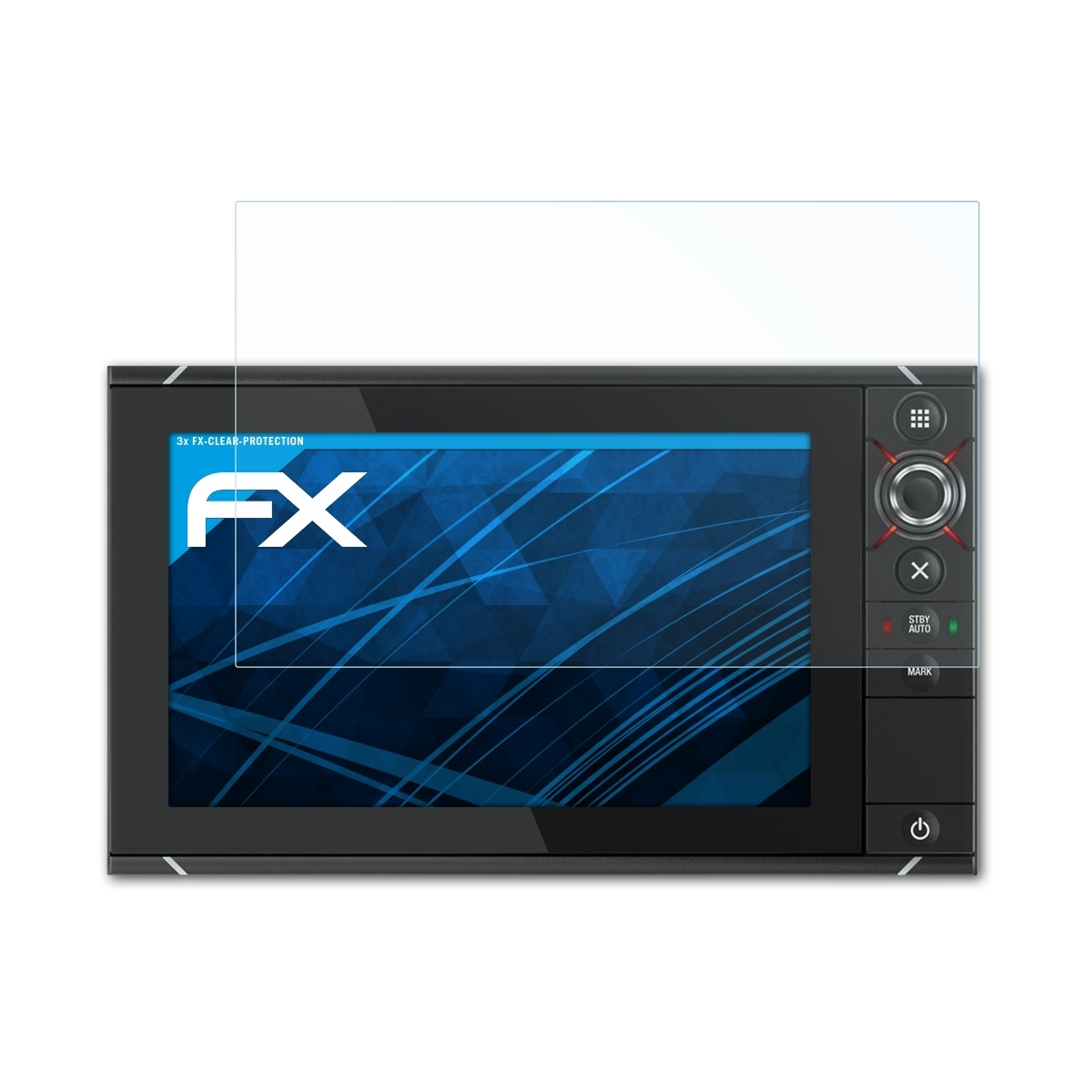 ATFOLIX 3x FX-Clear Simrad NSS12 Displayschutz(für evo2)