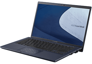 ASUS ExpertBook B1, fertig eingerichtet, Office 2019 Pro, Notebook mit 14 Zoll Display, 40 GB RAM, 2000 GB SSD, Intel UHD Graphics Xe G4, Star Black