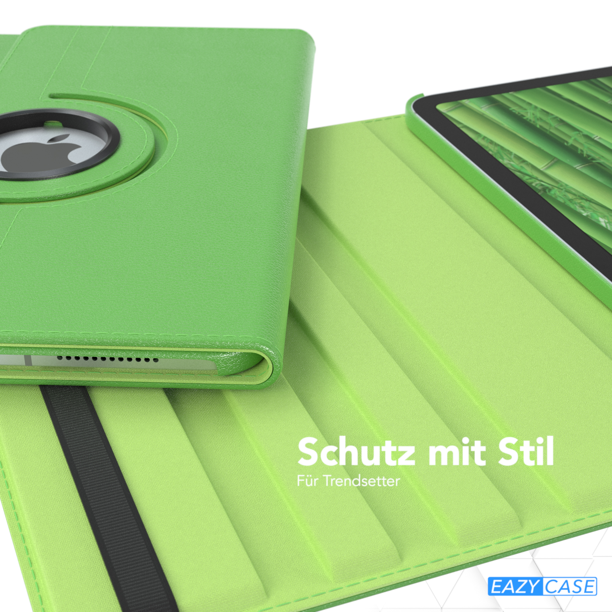 Tablethülle Grün Apple Schutzhülle iPad CASE für Gen. Kunstleder, EAZY Bookcover 10. 10,9\