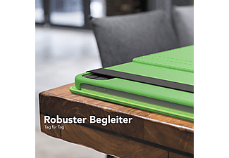 EAZY CASE Rotationcase iPad Pro 12,9 2022 (6. Gen.) 12.9" Tablethülle Bookcover für Apple Kunstleder, Grün