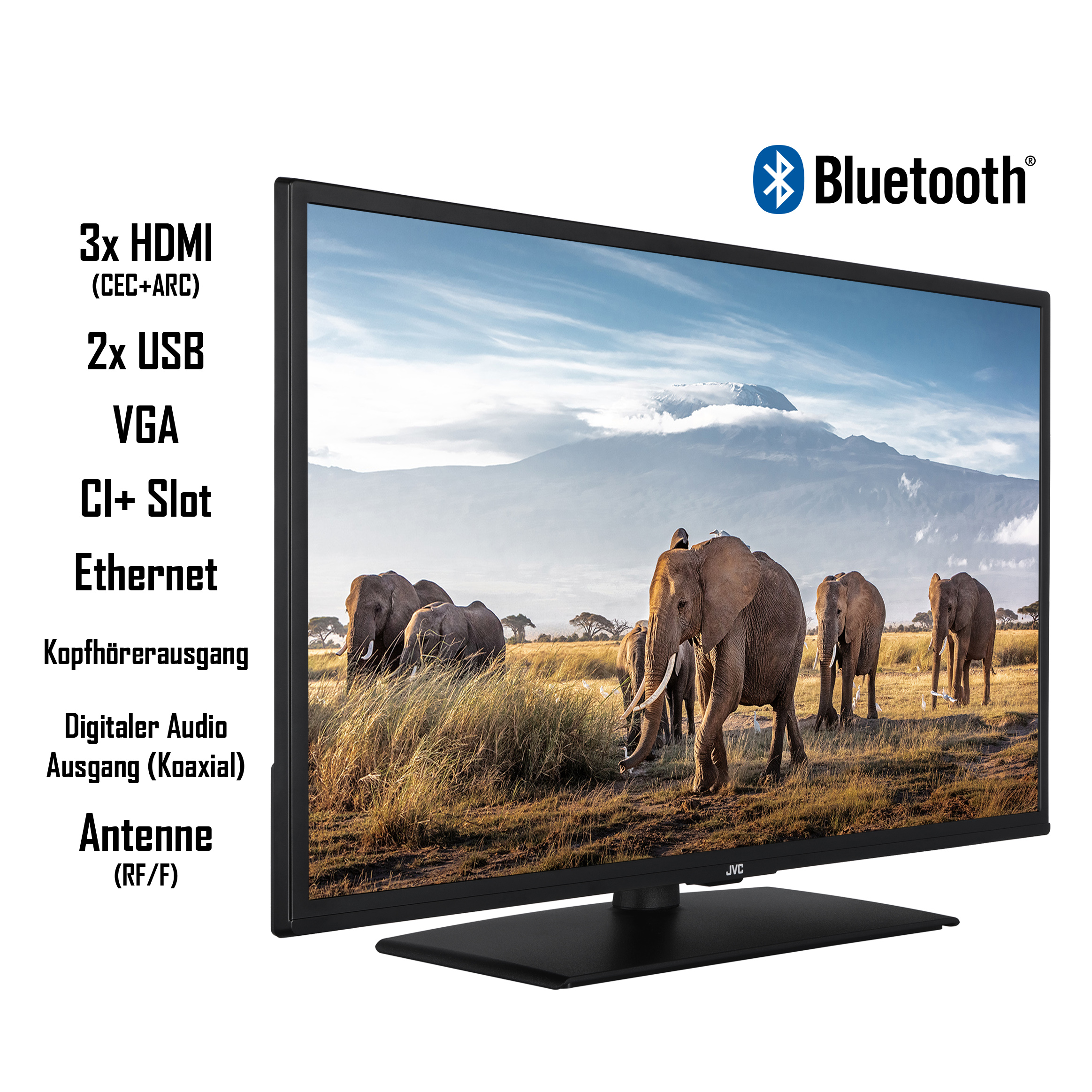 JVC LT-32VH5157 LED TV) SMART / HD-ready, (Flat, 80 TV cm, Zoll 32