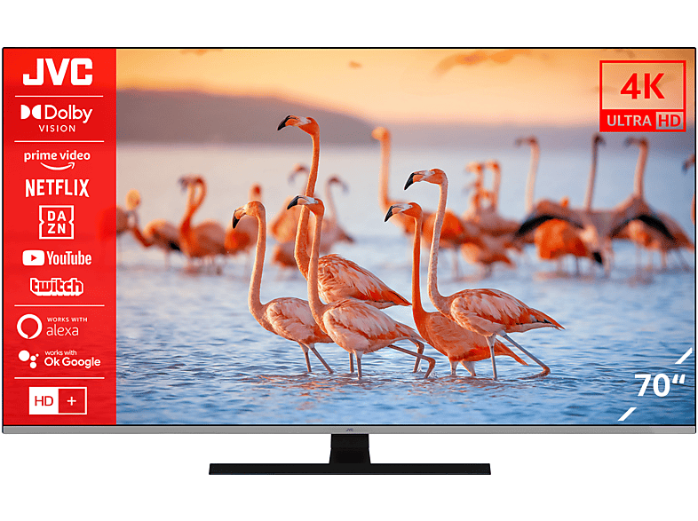 JVC LT-70VU7255 LED TV (Flat, 70 Zoll / 177 cm, UHD 4K, SMART TV)