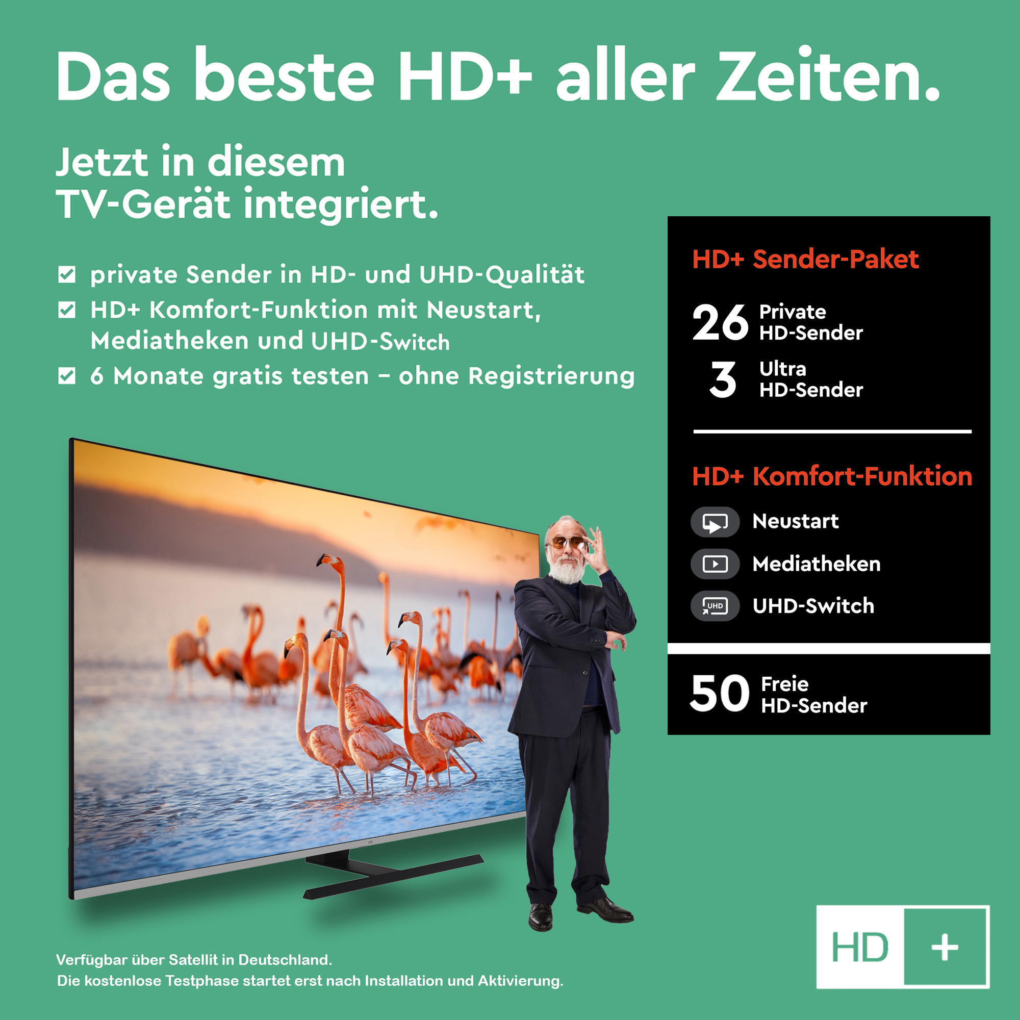 4K, TV LED 70 Zoll 177 / UHD LT-70VU7255 TV) (Flat, cm, JVC SMART