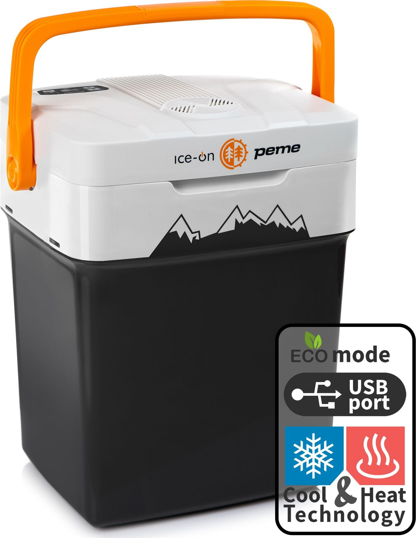 Nevera portátil - Ice-on io-32L Orange PEME, Naranja