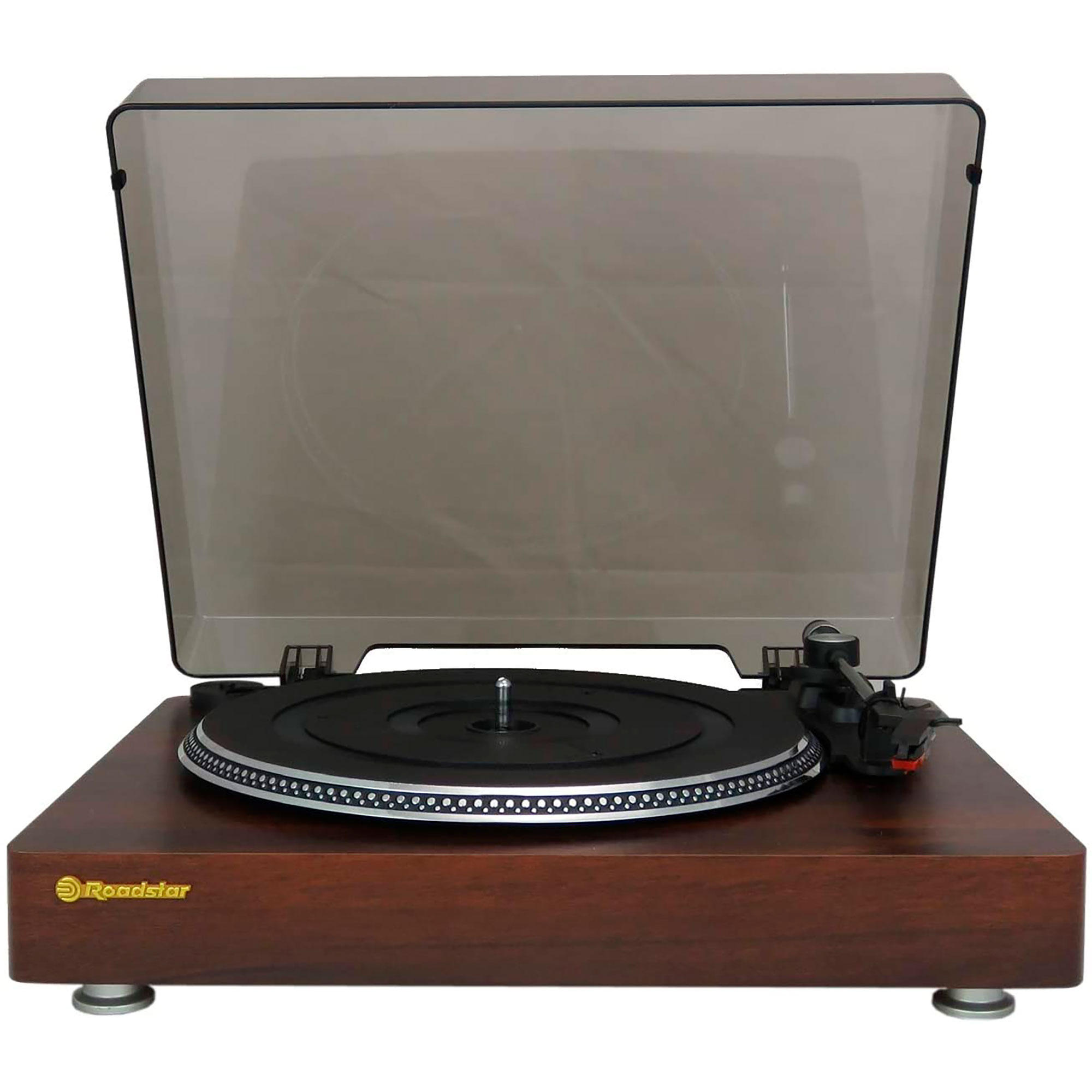TT385BTT Holz Vintage ROADSTAR Retro Vinyl-Plattenspieler