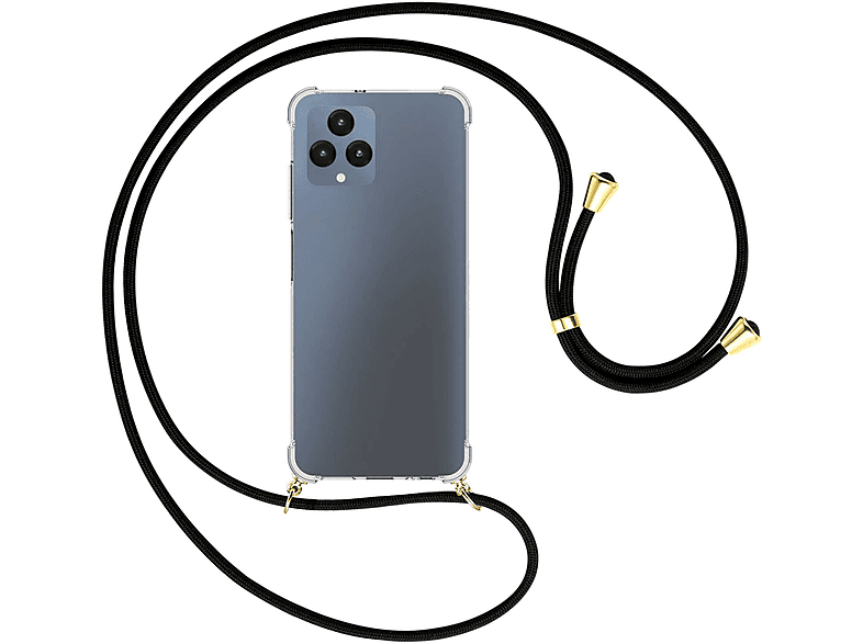 Phone, ENERGY mit T Backcover, gold MTB MORE Umhänge-Hülle Schwarz Kordel, Telekom, /