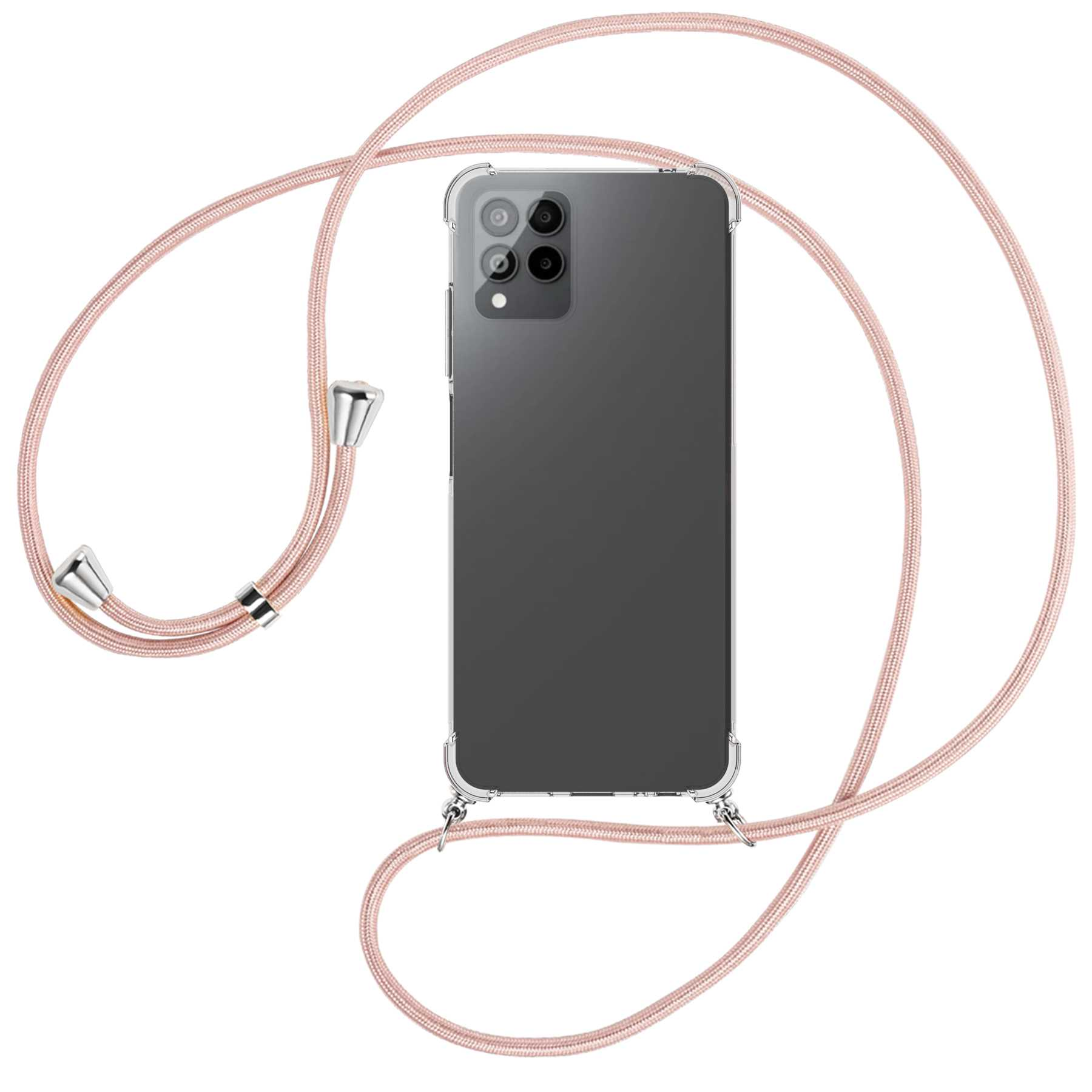 Telekom, T Rosegold ENERGY Umhänge-Hülle MTB Phone mit Backcover, Kordel, / silber Pro, MORE
