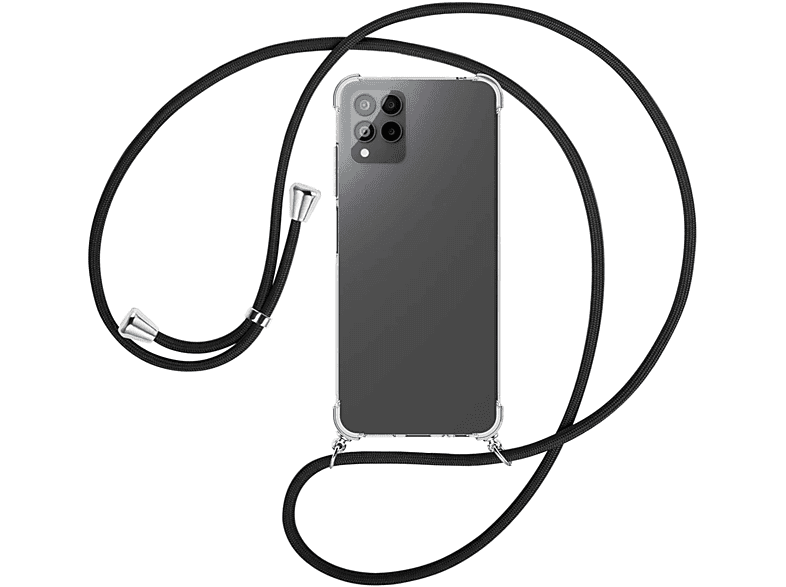 Kordel, ENERGY Telekom, MORE / Umhänge-Hülle Schwarz silber Pro, Backcover, MTB mit T Phone