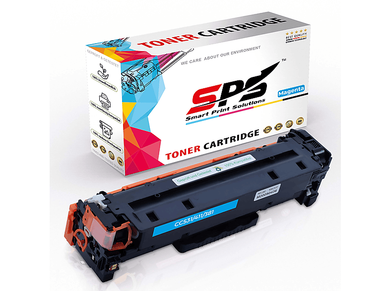 SPS GN47 Kompatibel für HP Color LaserJet CM 2323 (CC531A/304A) Toner ...