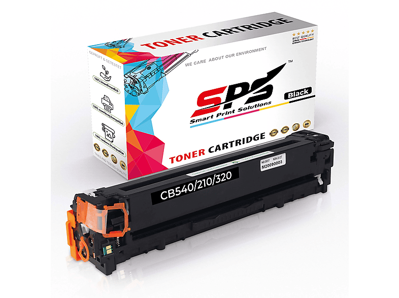 125A) (CB540A Schwarz / S-24442 Toner SPS