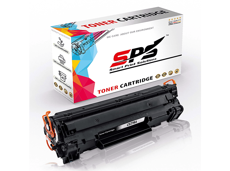 SPS S52693 Toner Schwarz (CE278A 2XL 3000 Seiten)