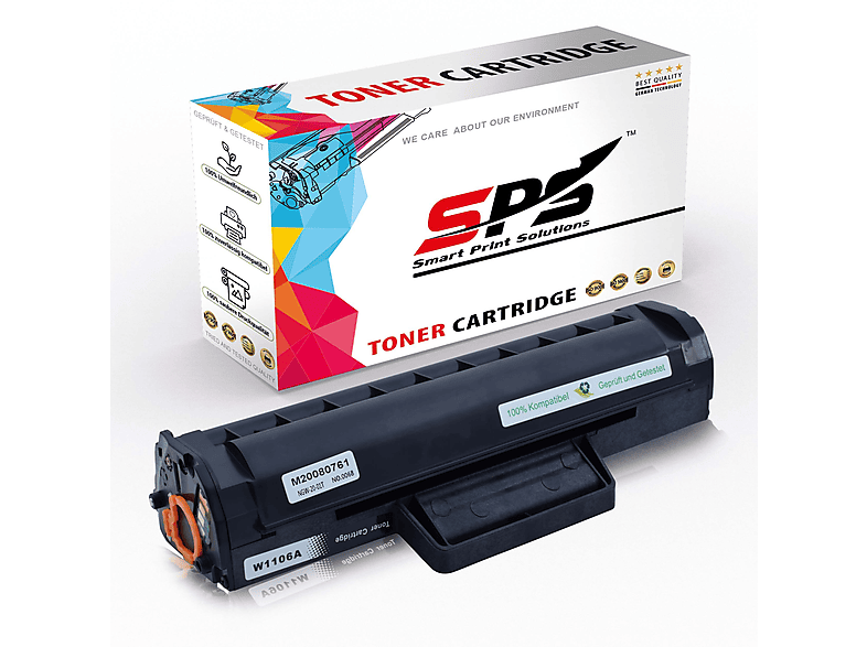 SPS S52171 Toner Schwarz (W1106A XL 2000 Seiten)
