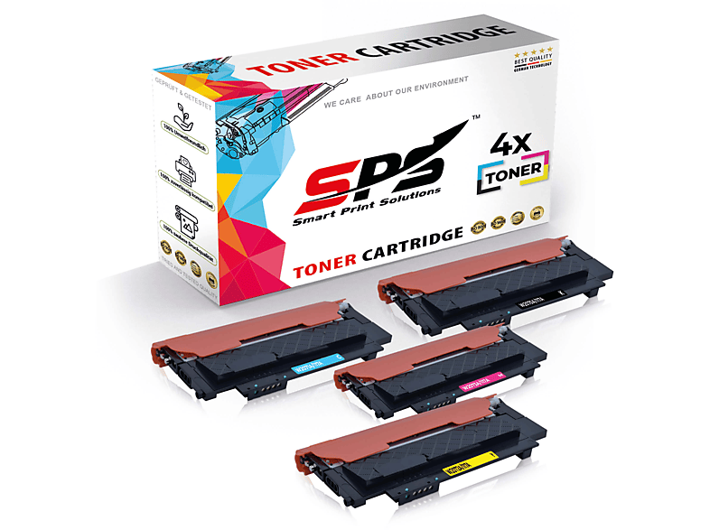 SPS C12 4x Multipack Set Kompatibel für HP Color Laser MFP 178 (117A ...