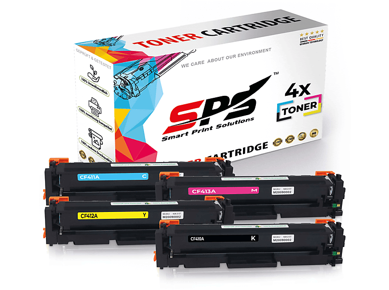 SPS S-27934 Toner Cyan, Gelb, Magenta, Schwarz (CF410A / 410A, CF411A / 410A, CF412A / 410A, CF413A / 410A)