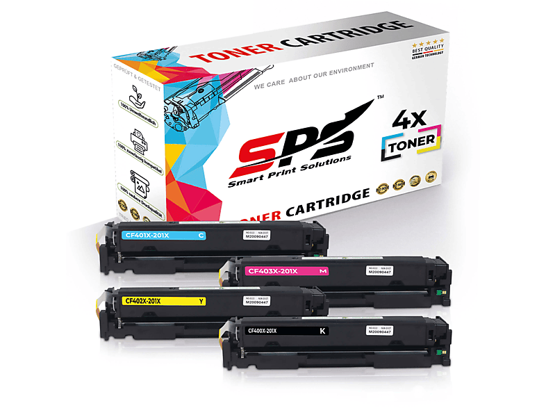 SPS S-28922 Toner Cyan, Gelb, Magenta, Schwarz (CF400X / 201X, CF401X / 201X, CF402X / 201X, CF403X / 201X)