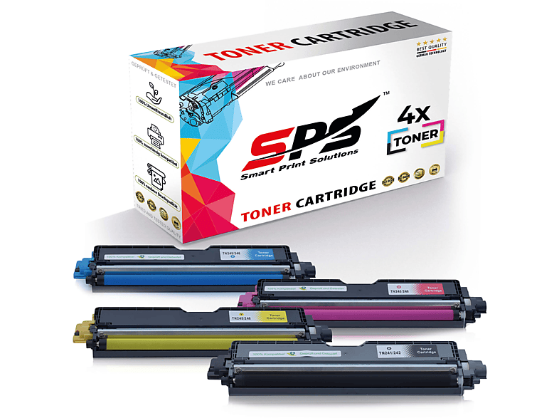 SPS S-21023 Toner Cyan, Gelb, Magenta, Schwarz (TN-241BK, TN-245C, TN-245M, TN-245Y)