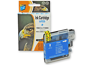 D&C LC-980, LC-1100 Tinte Patrone Cyan (LC-980, LC-1100)