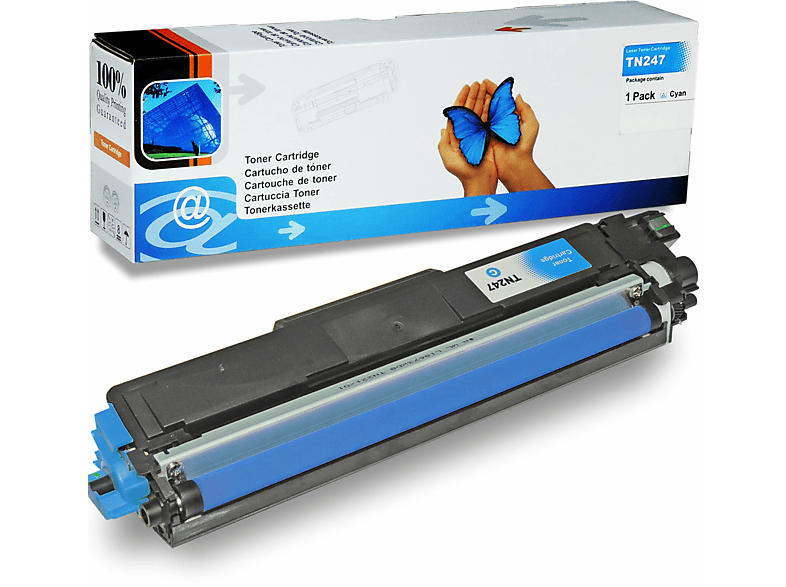 COMETE, Frans merk – TN243-4 tonercartridges compatibel met Brother tn243 TN -243 (of TN247) – voor toner Brother dcp-l3550cdw mfc-l3750cdw (1 zwart en 3 kleuren