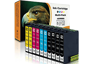 D&C Gänseblümchen, T1816, 18XL, C13T18164010 Tinten Patronen Set Multipack 10-Farben (4x Schwarz, 2x Cyan, 2x Magenta, 2x Gelb) (T1816, 18XL, C13T18164010)