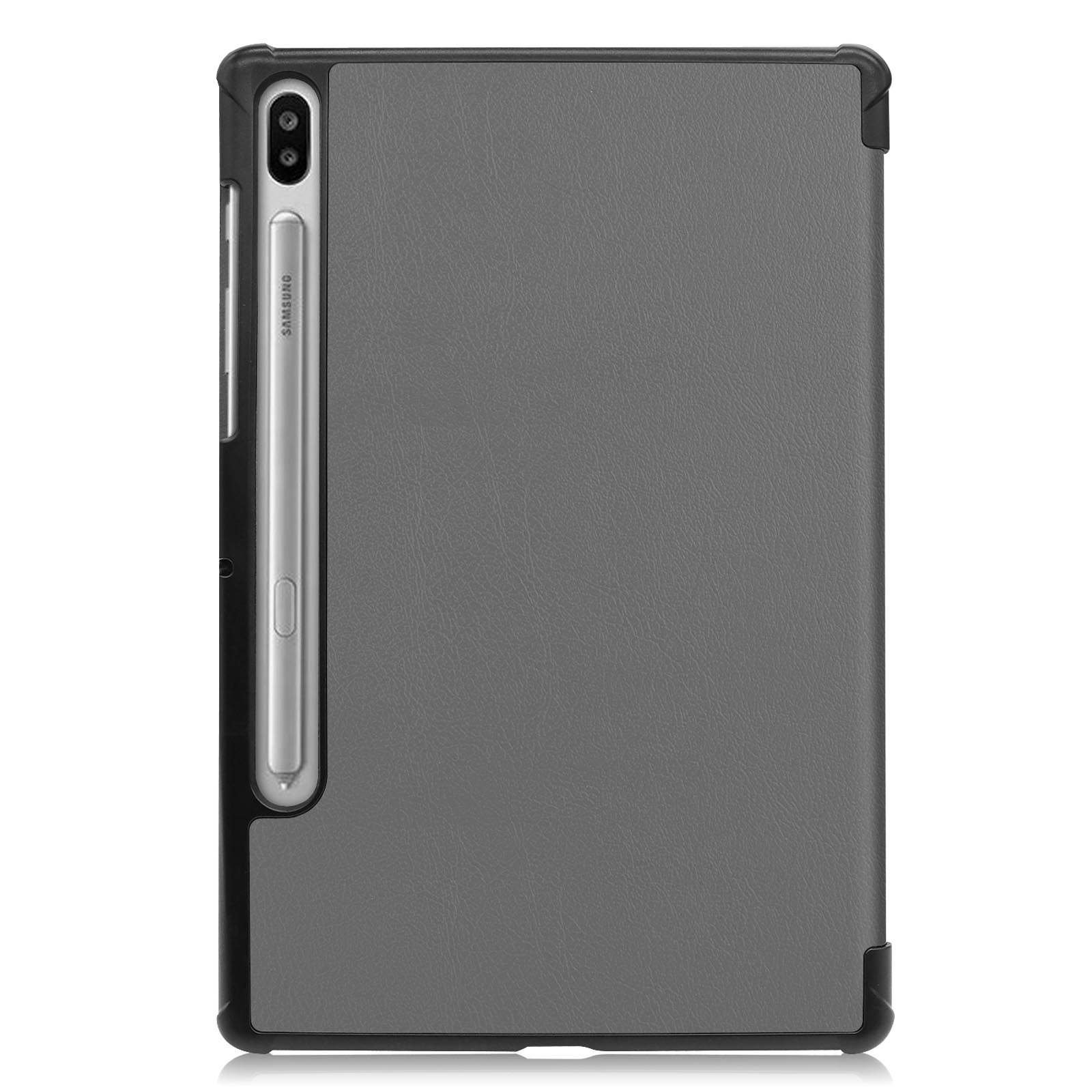 SM-T860 Bookcover Schutzhülle Kunstleder, S6 Samsung LOBWERK Galaxy Tab Zoll für 10.5 Grau Hülle