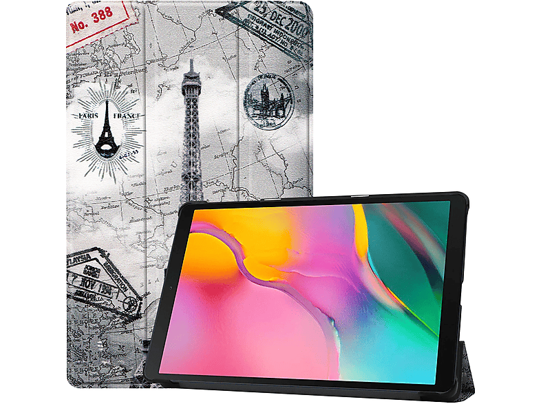 LOBWERK Hülle Schutzhülle Bookcover für Samsung Galaxy Tab A 10.1 SM-T510 10.1 Zoll Kunstleder, NEU