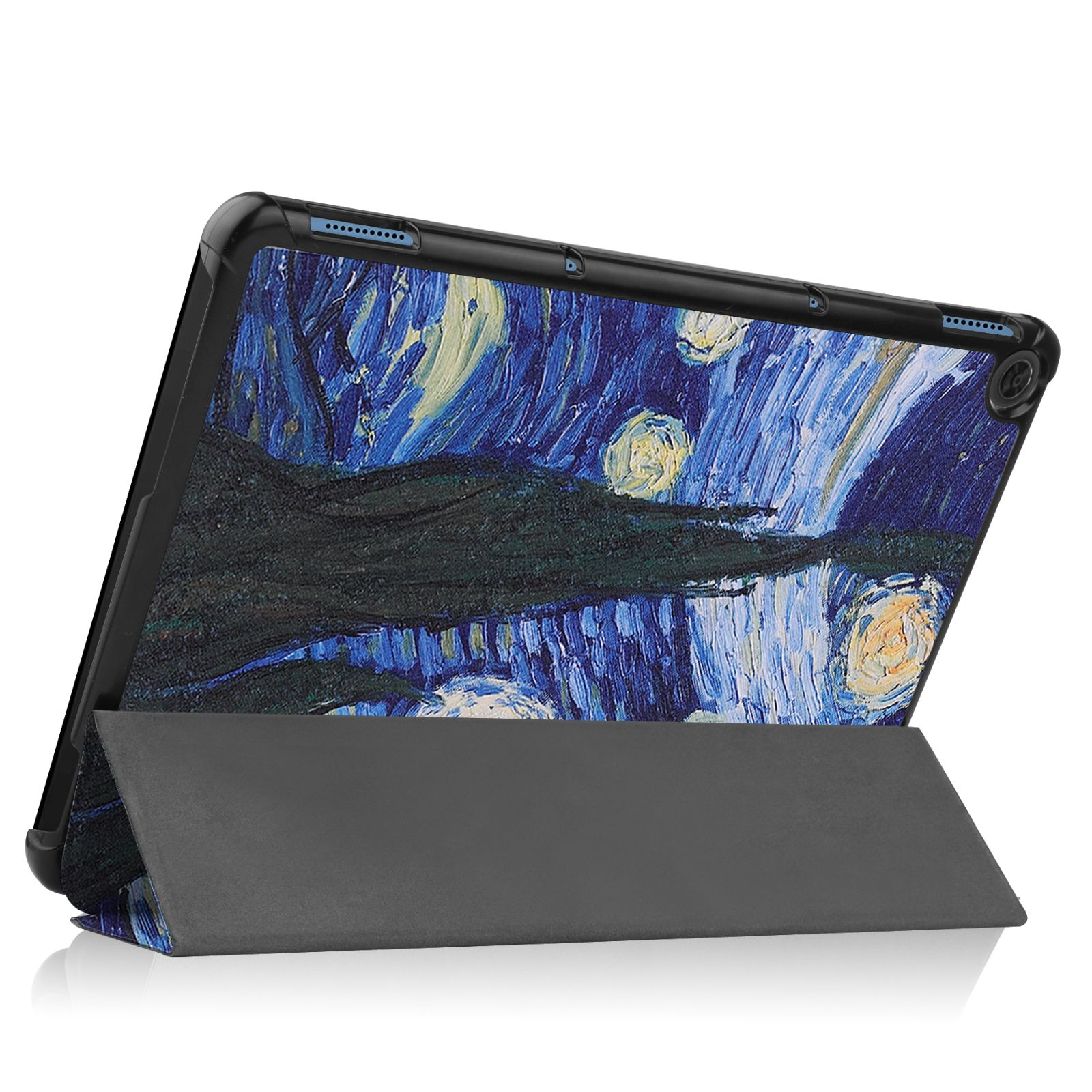 LOBWERK Hülle Schutzhülle Bookcover Zoll Duet Chrome10.1 Lenovo Kunstleder, für IdeaPad Mehrfarbig