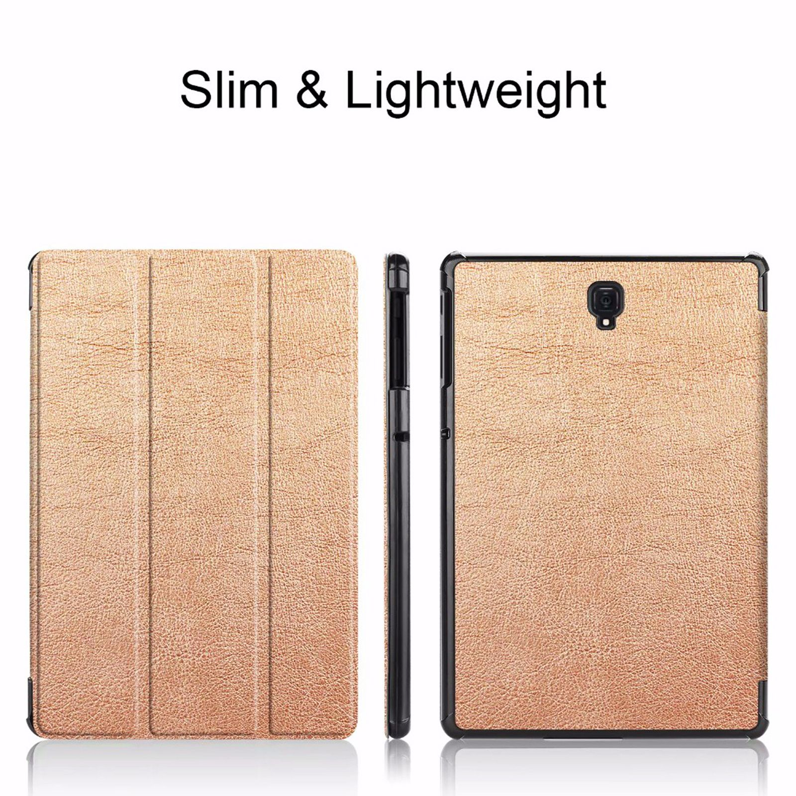 Galaxy LOBWERK SM-T837 Hülle Tab Bookcover Kunstleder, SM-T830 Zoll Schutzhülle SM-T835 S4 Samsung für 10.5 bronze