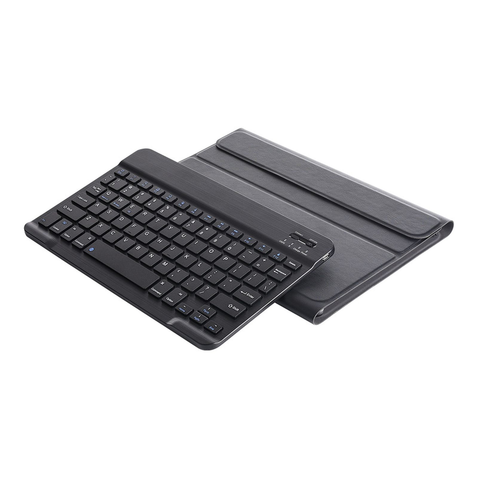 LOBWERK 2in1 Set Tastatur Bookcover Galaxy T720 + (Bluetooth T725 Cover) S5e für Tab Samsung Kunststoff, Schutzhülle Blau
