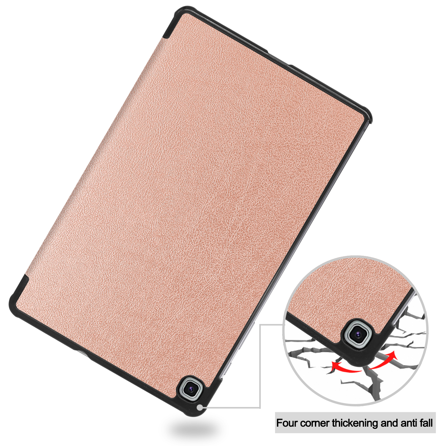 LOBWERK Hülle Schutzhülle Bookcover für Lite P615 bronze S6 10,4 Zoll Samsung Tab P610 Kunstleder