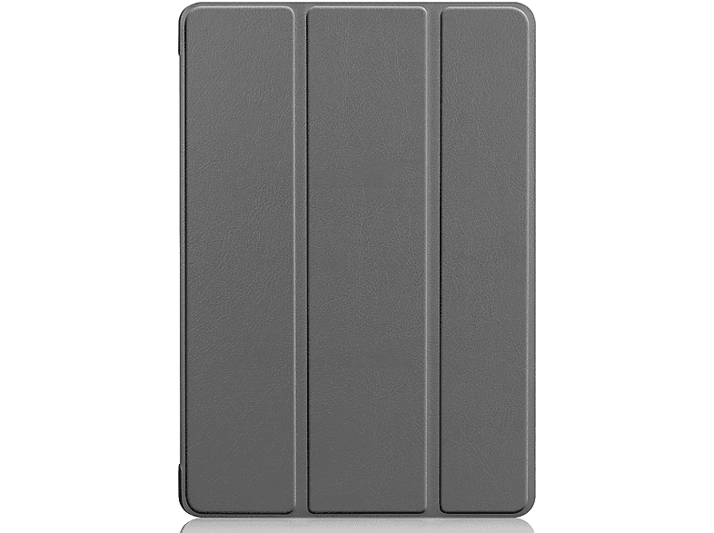 LOBWERK Hülle Schutzhülle Bookcover für Huawei MediaPad T5 10 / Honor Pad 5 10.1 Zoll Kunstleder, Grau