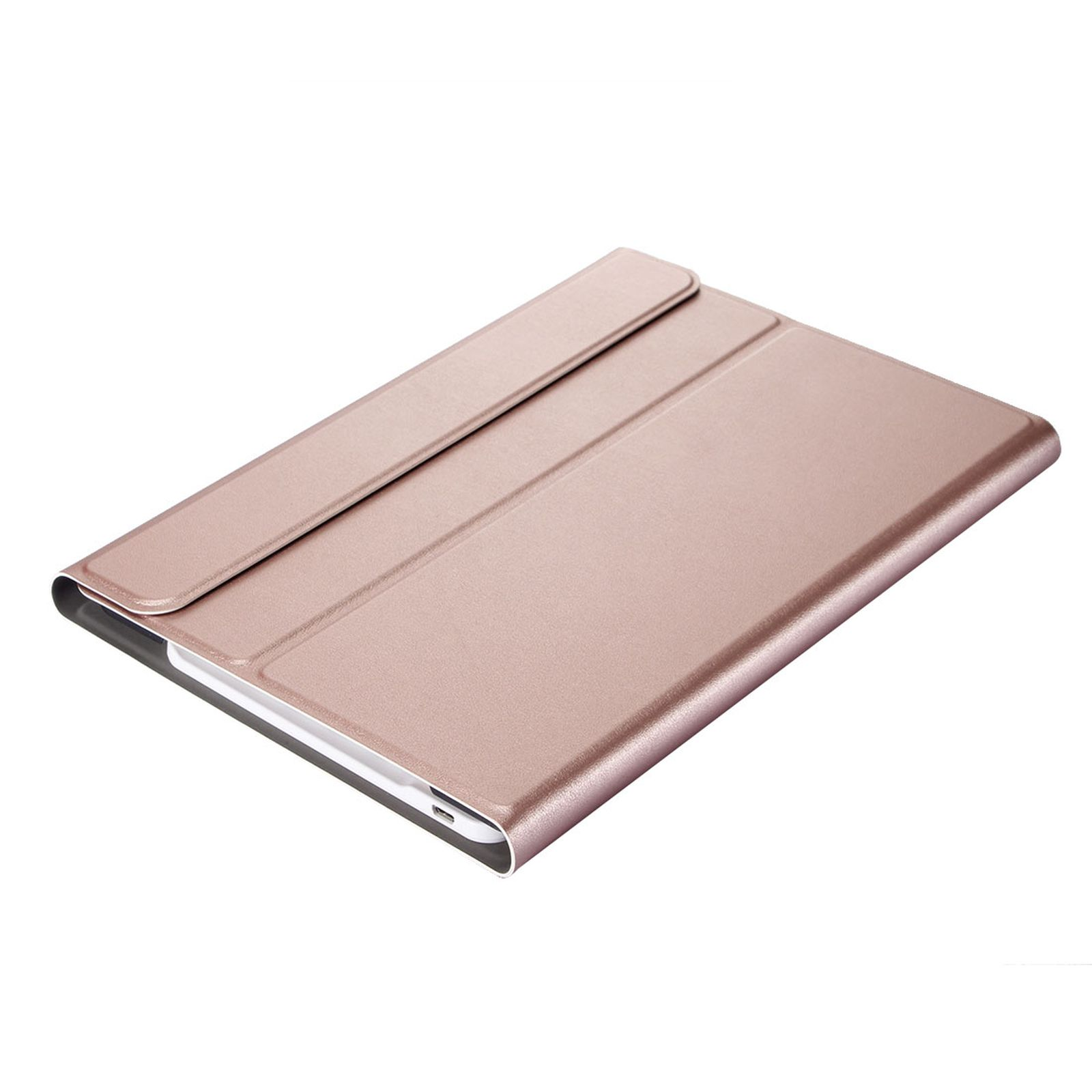 LOBWERK 2in1 S7 Bookcover Tastatur S7+ (Bluetooth / Plus T975, Tab Schutzhülle S8+ für / + FE Kunststoff, Samsung S7 T970 / Set / T730 Bronze2 / X800, Cover)