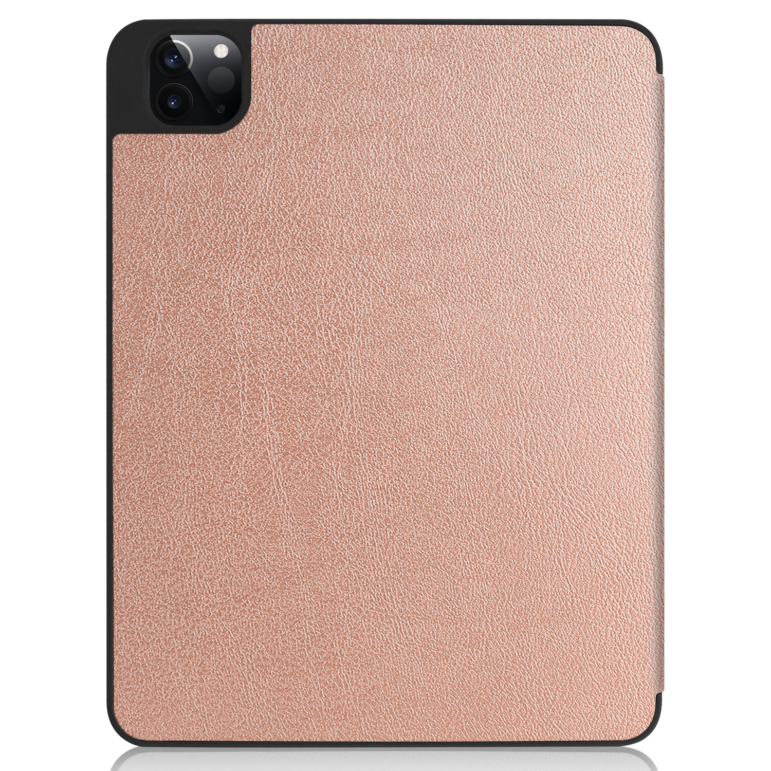 Hülle bronze Bookcover Pro LOBWERK für 12.9 Kunstleder, Schutzhülle 2020 Apple Zoll iPad
