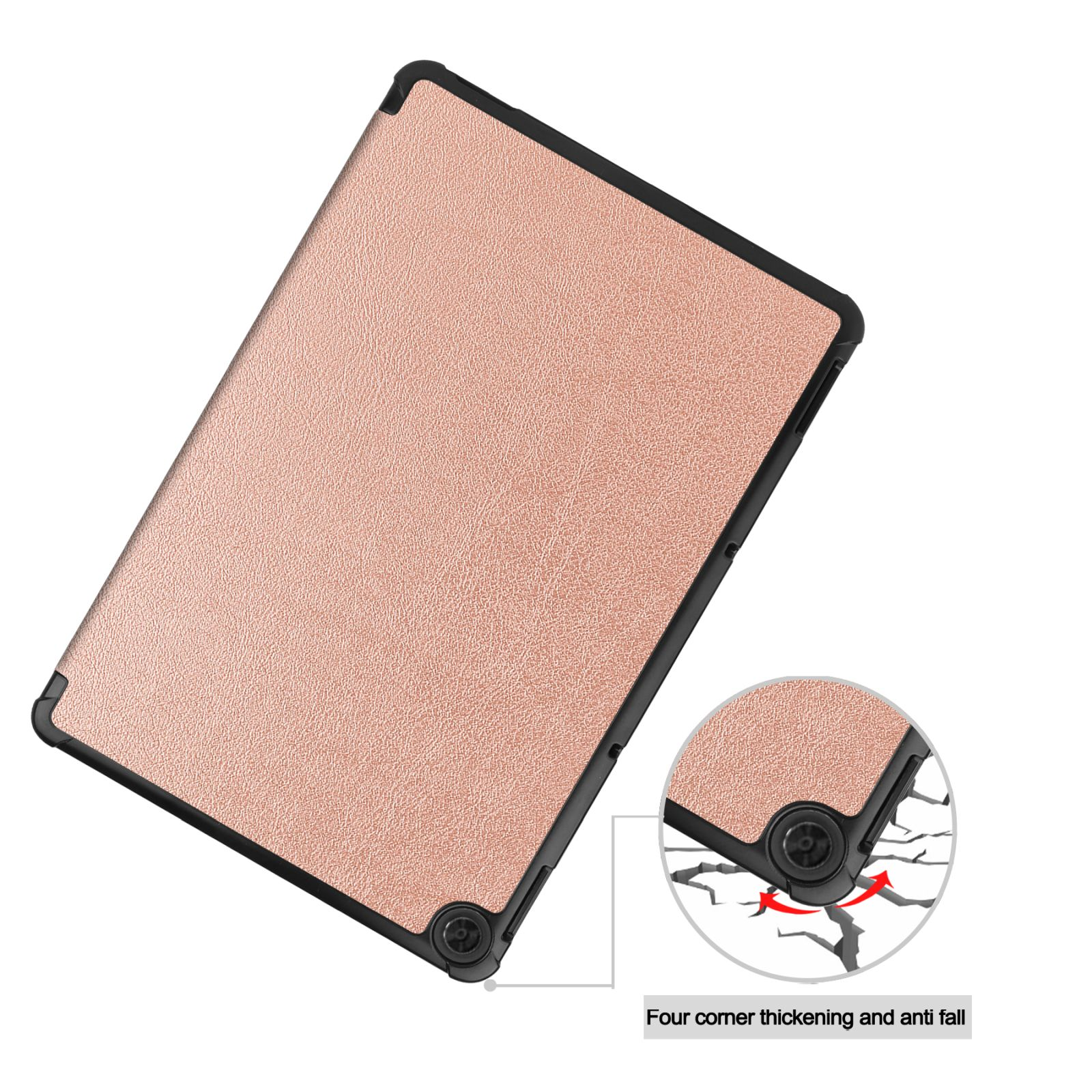 LOBWERK Hülle Schutzhülle Bookcover für Chrome10.1 IdeaPad Kunstleder, Zoll bronze Lenovo Duet