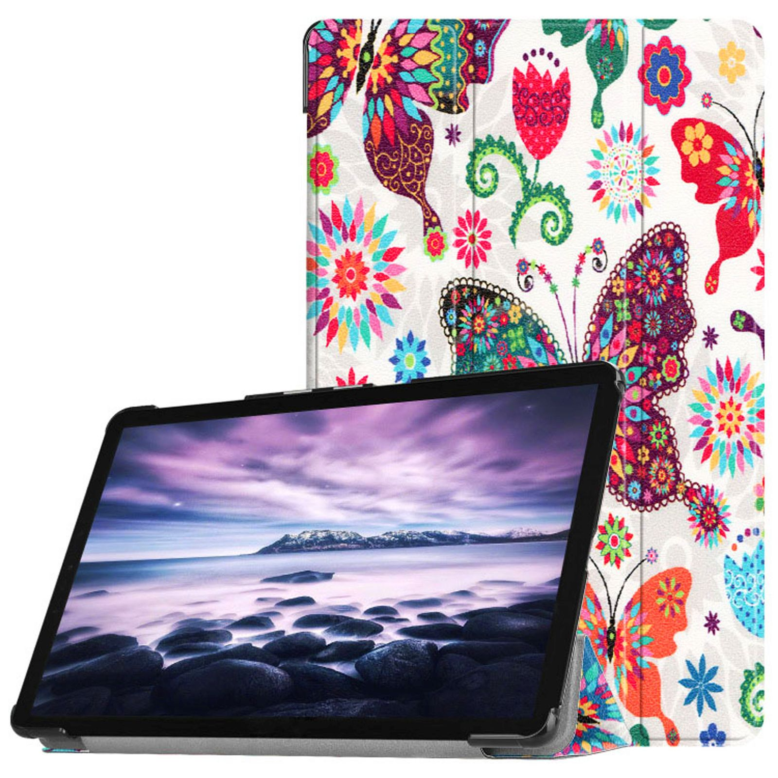 A SM-T590 Kunstleder, für Tab Galaxy NEU LOBWERK Hülle SM-T595 10.5 Schutzhülle SM-T597 Bookcover Samsung Zoll