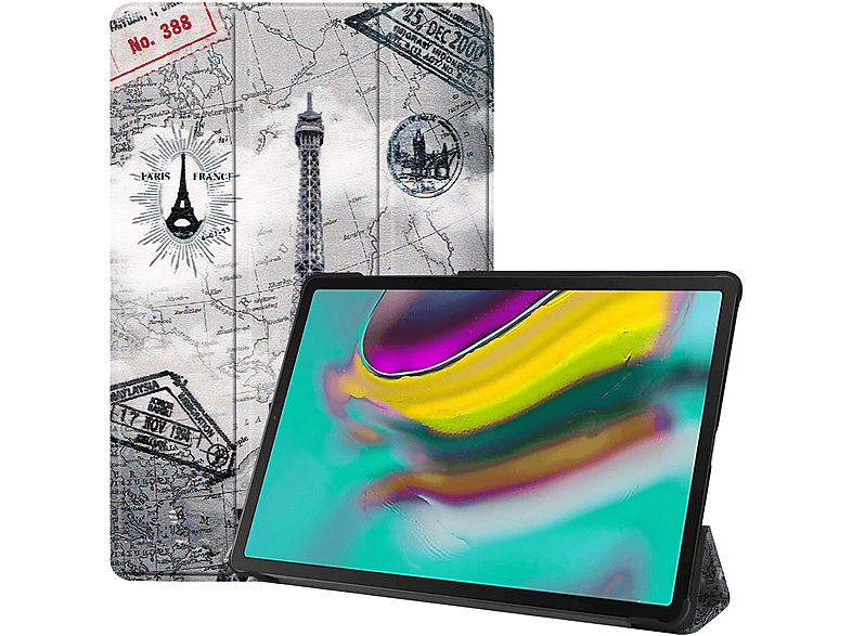 LOBWERK Hülle Schutzhülle Bookcover für Samsung Galaxy Tab S5e SM-T720 10.5 Zoll Kunstleder, 06 | Tablet Bookcover