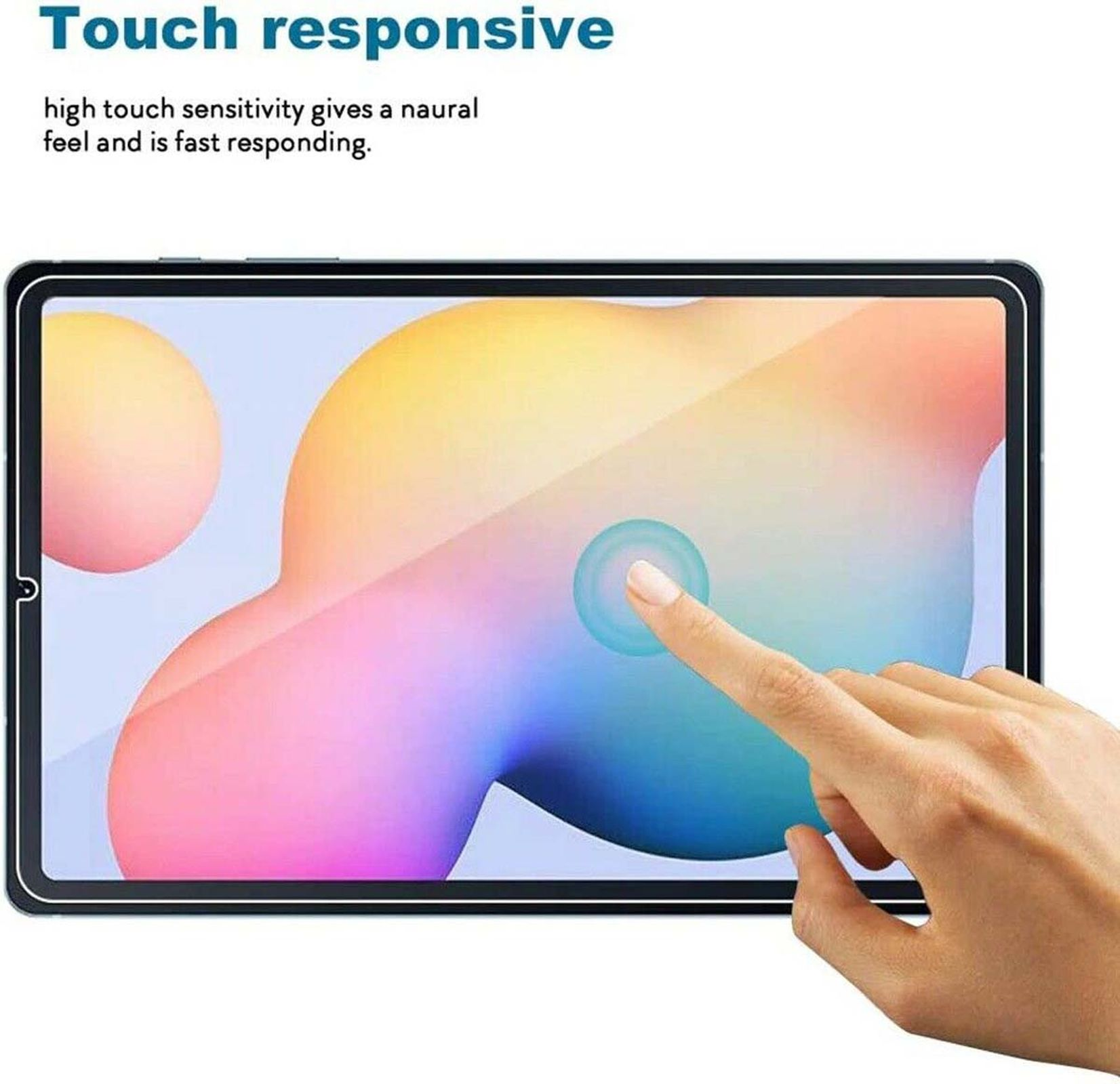 LOBWERK Glas Schutzglas(für Samsung Galaxy 10.4 P615 S6 Tab P610 Lite Zoll)