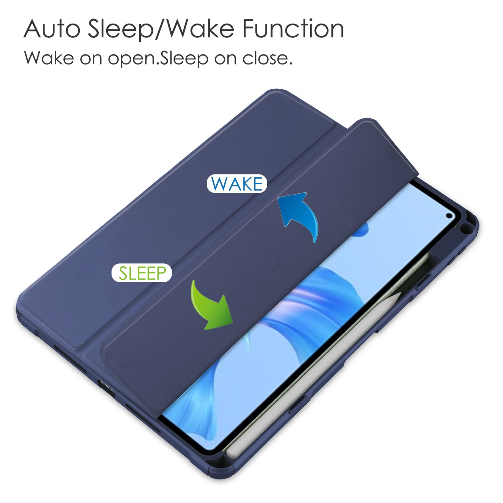 MatePad 2022 Kunststoff, Hülle 11 Schutzhülle Blau Huawei Pro LOBWERK für Bookcover