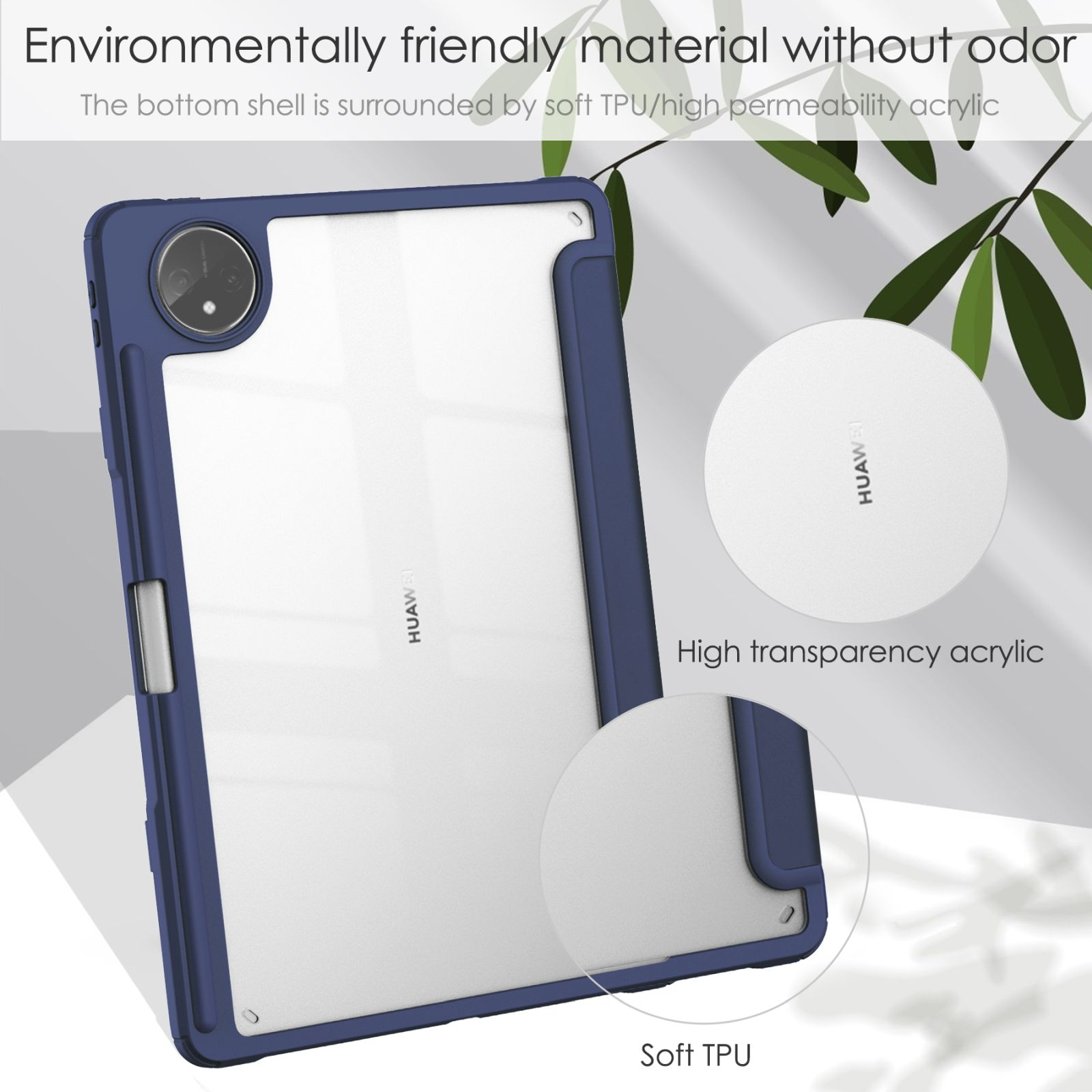 MatePad 2022 Kunststoff, Hülle 11 Schutzhülle Blau Huawei Pro LOBWERK für Bookcover