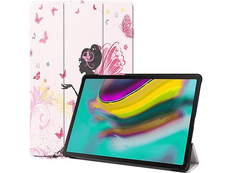 LOBWERK Hülle Schutzhülle Bookcover für Samsung Galaxy Tab S5e SM-T720 10.5 Zoll Kunstleder, 05 | Tablet Bookcover