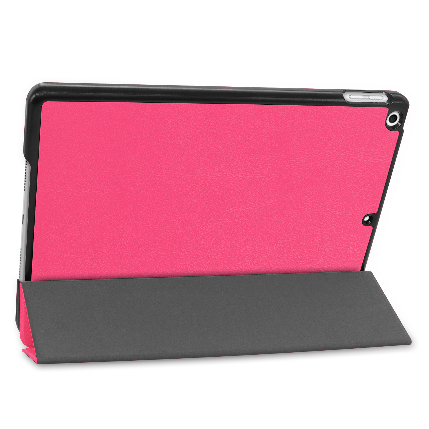 LOBWERK Hülle Bookcover Pink Apple Kunstleder, Zoll 2019/2020/2021 für iPad Schutzhülle 10.2