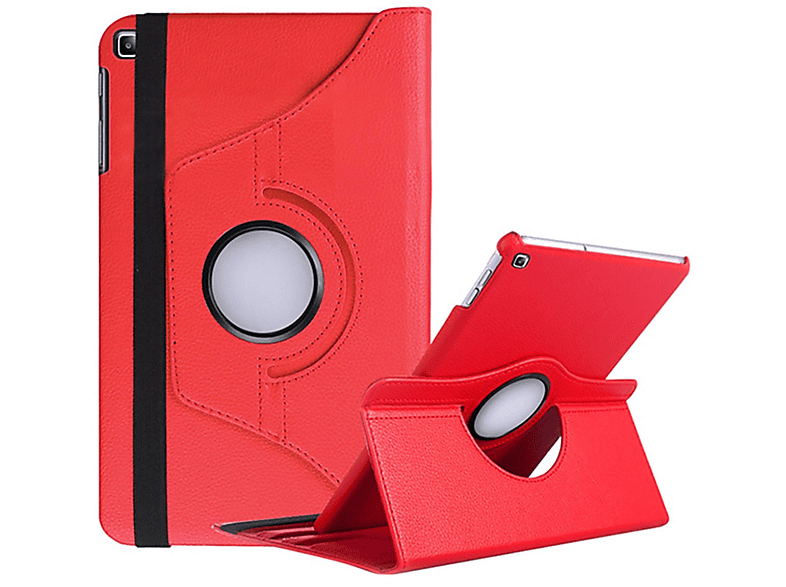 für Hülle Kunstleder, A Samsung Bookcover Zoll LOBWERK Rot 10.1 SM-T510 Galaxy Schutzhülle 10.1 Tab