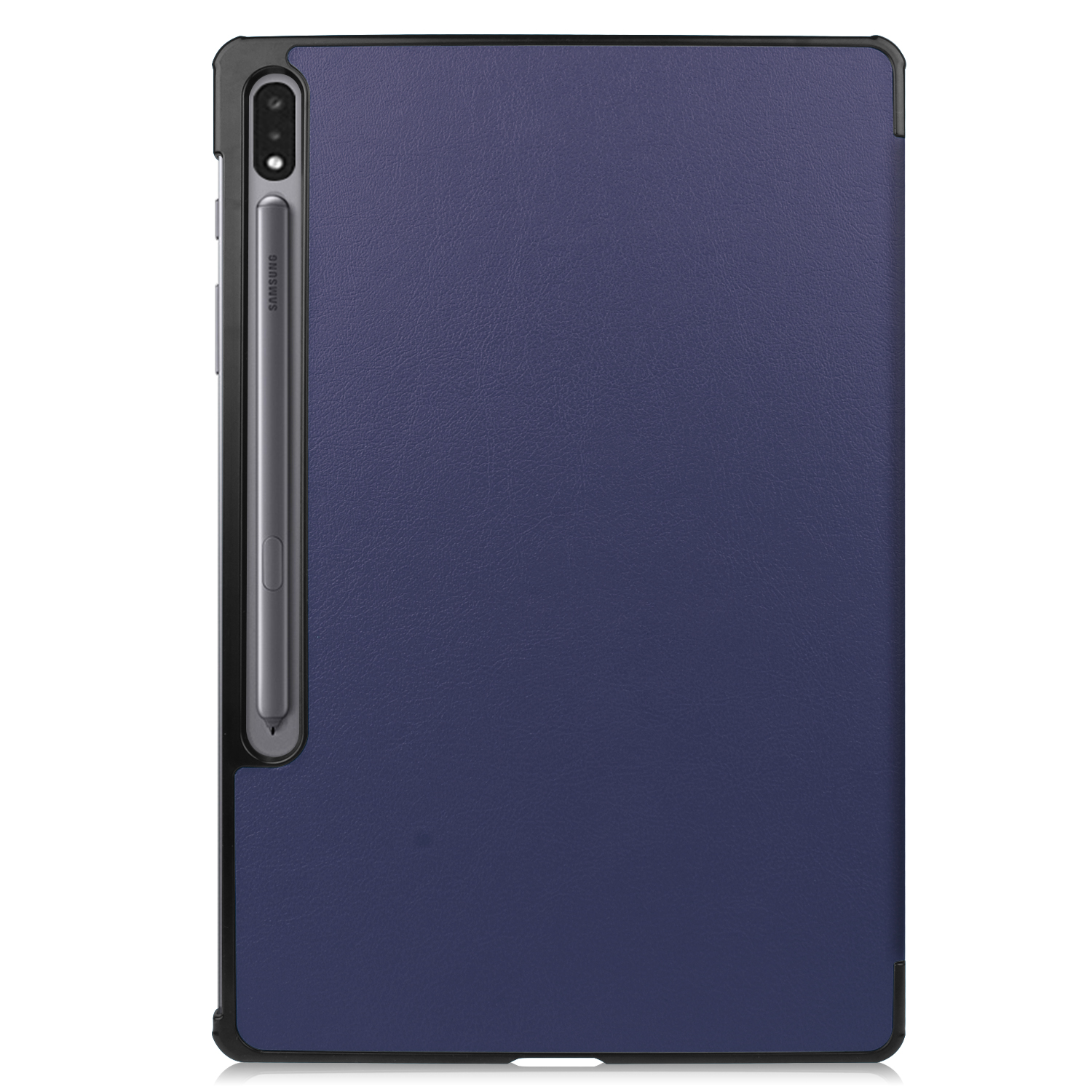 Plus Tab Zoll T970 T975 für Galaxy Bookcover Blau Samsung S7 X800 LOBWERK 12.4 Schutzhülle S Hülle Kunstleder,