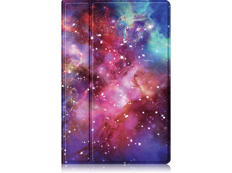 LOBWERK Hülle Schutzhülle Bookcover für Samsung Galaxy Tab A8 SM-X200 X205 Kunstleder, Mehrfarbig | Tablet Bookcover