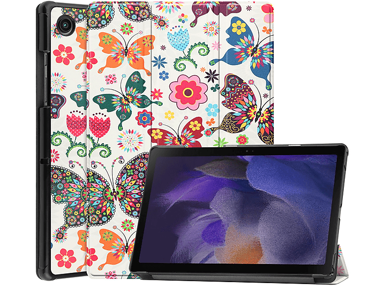Schutzhülle Hülle A8 Tab Mehrfarbig Samsung X205 LOBWERK Galaxy für Bookcover Kunstleder, SM-X200