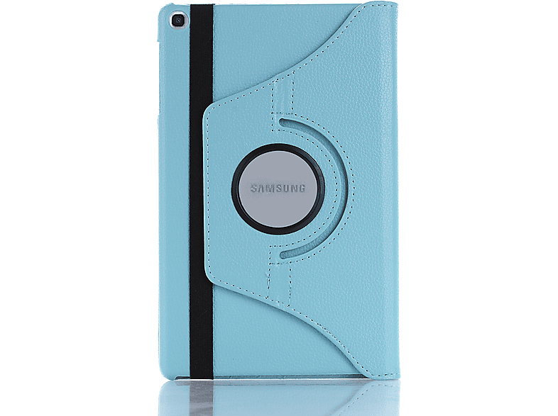 LOBWERK Hülle Schutzhülle Bookcover für Samsung Galaxy Tab S6 Lite SM-P610 SM-P615 10.4 Zoll Kunstleder, Hellblau