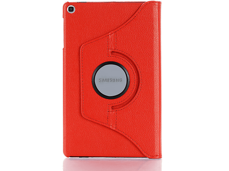 LOBWERK Hülle Schutzhülle Bookcover für Samsung Galaxy Tab S6 Lite SM-P610 SM-P615 10.4 Zoll Kunstleder, Rot