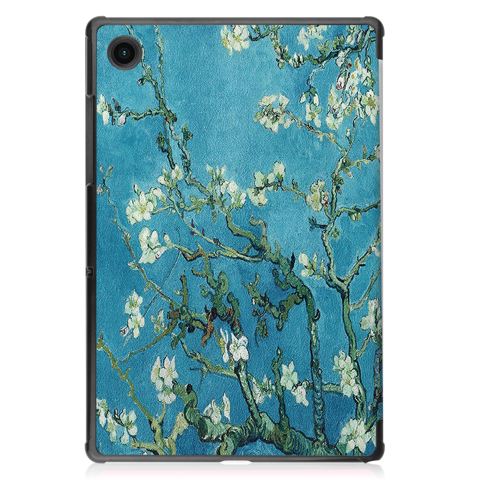 Tablet mit Van Gogh Gemälde auf dem Bildschirm.
