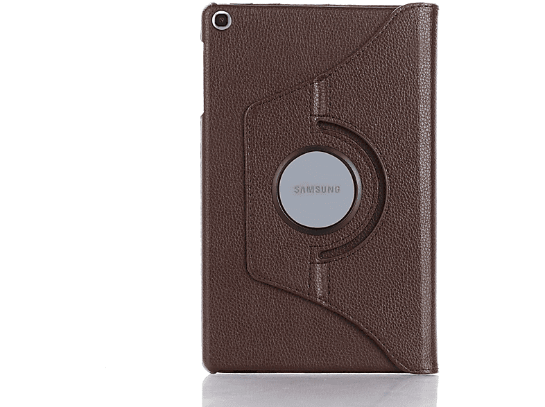 LOBWERK Hülle Schutzhülle Bookcover Tab Braun Kunstleder, Galaxy Samsung S6 SM-P610 SM-P615 10.4 Lite für Zoll