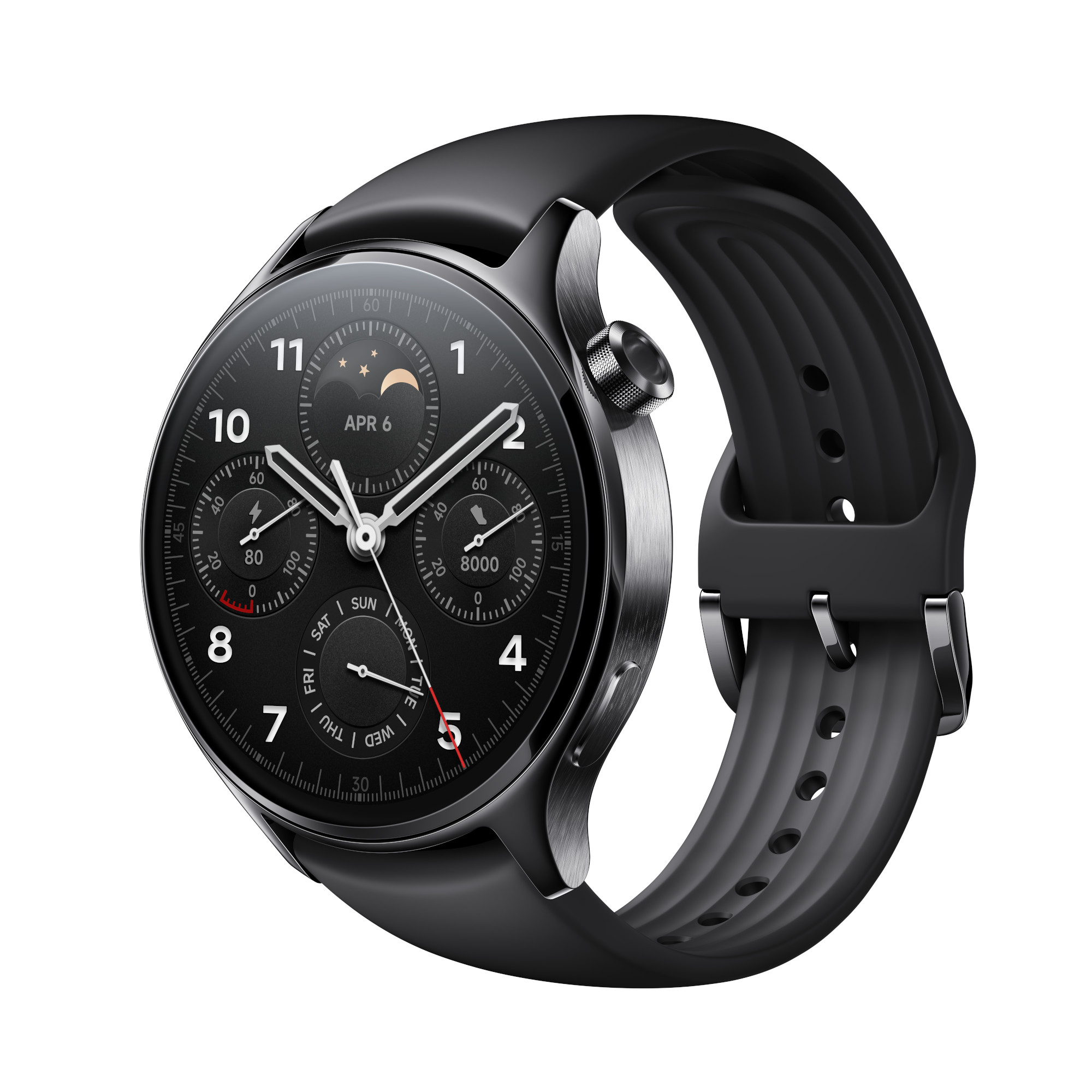 140 mm, XIAOMI Watch Smartwatch, GL, Pro S1 Black - 210