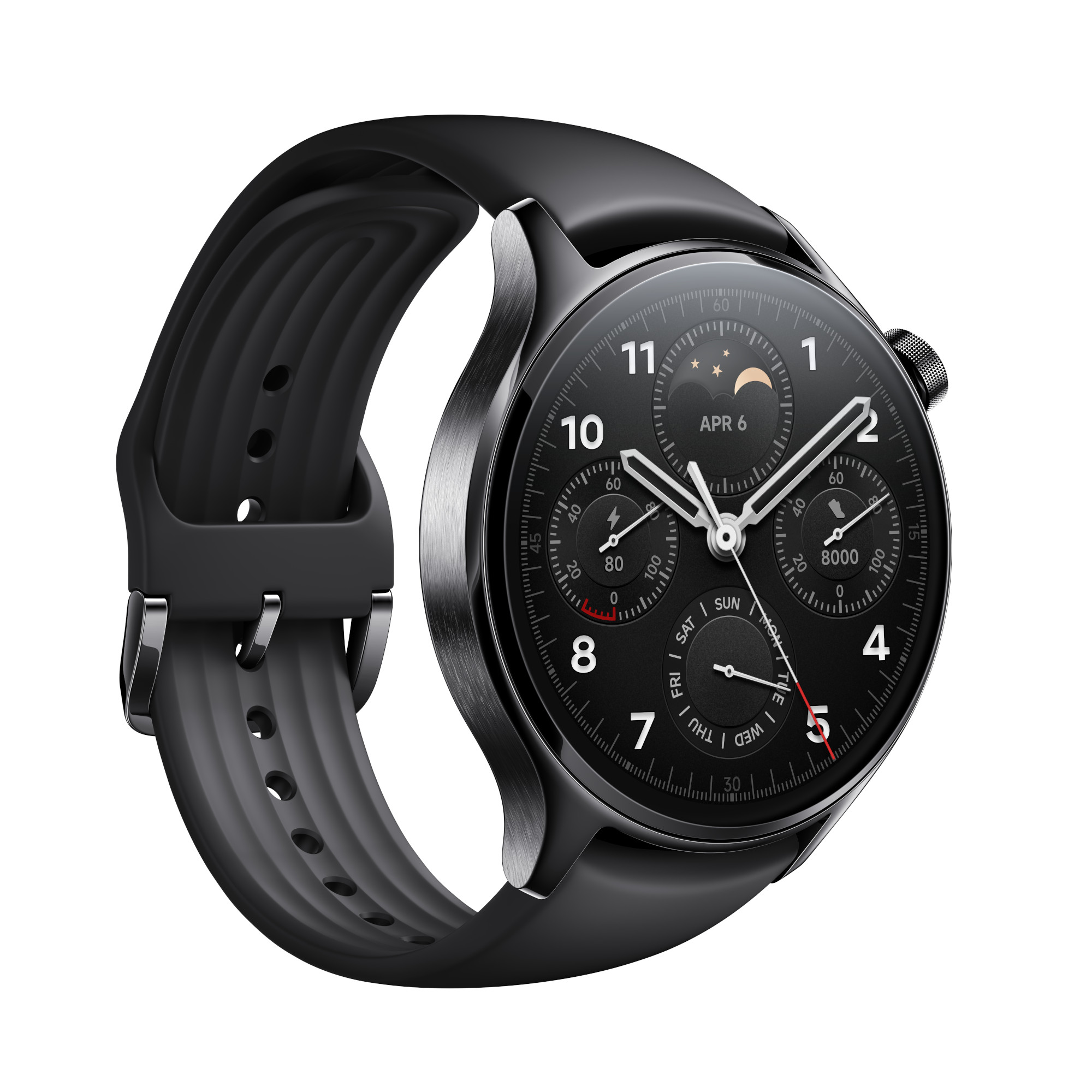 140 mm, XIAOMI Watch Smartwatch, GL, Pro S1 Black - 210